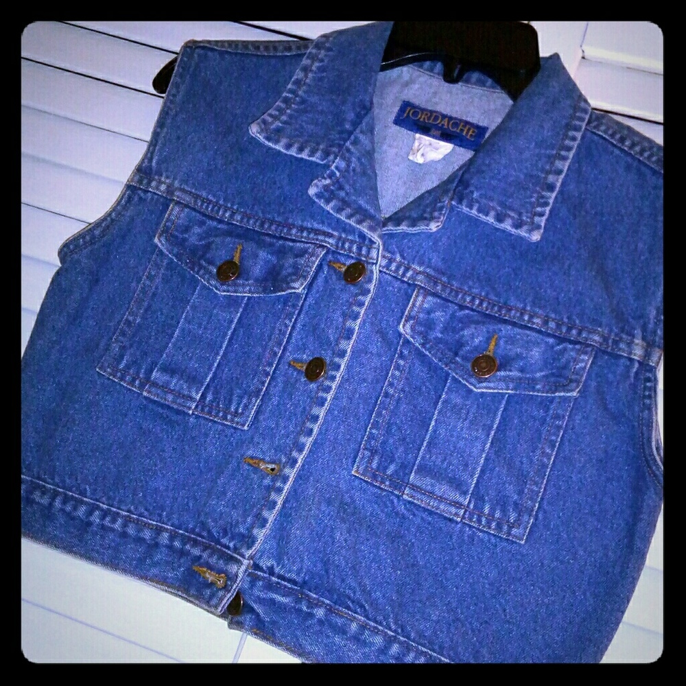 Vintage Jordache Jean Vest